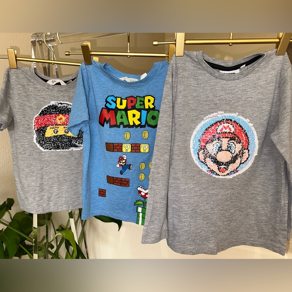 GUC 3 Piece Mario and Ninjango T-Shirts - Picture 2 of 11